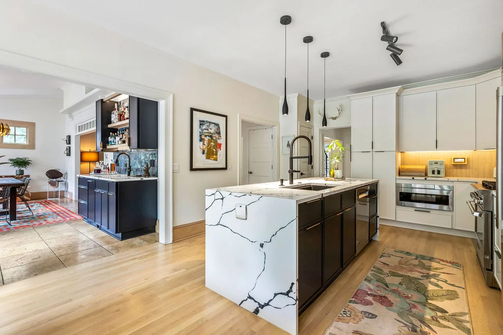 Kitchen backsplash tile detail — Wileo Road Atlanta kitchen renovation